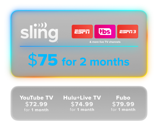 Stream college basketball with Sling TV