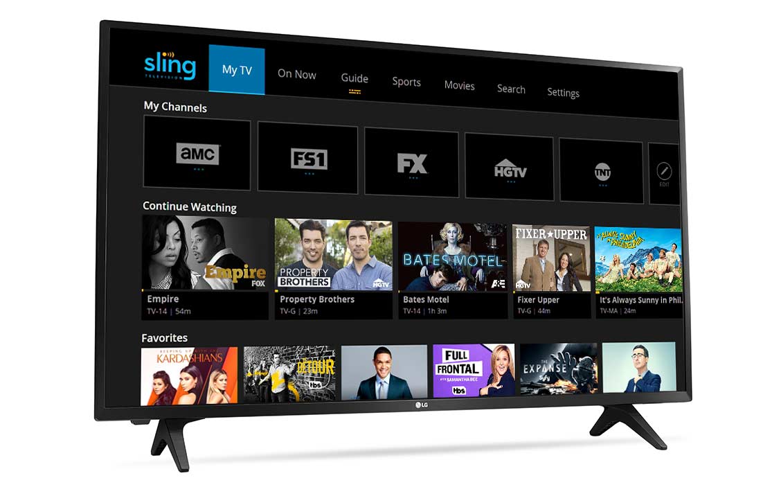 how to watch sling tv on lg smart tv
