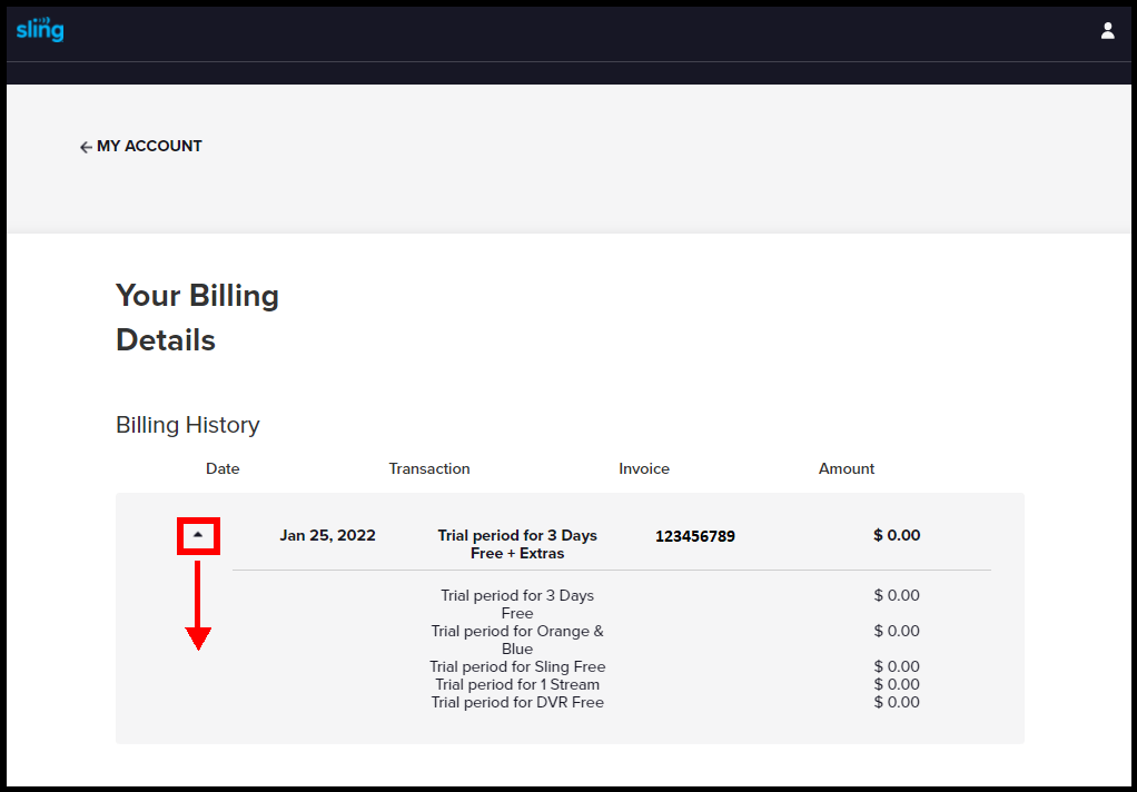 sling bill pay