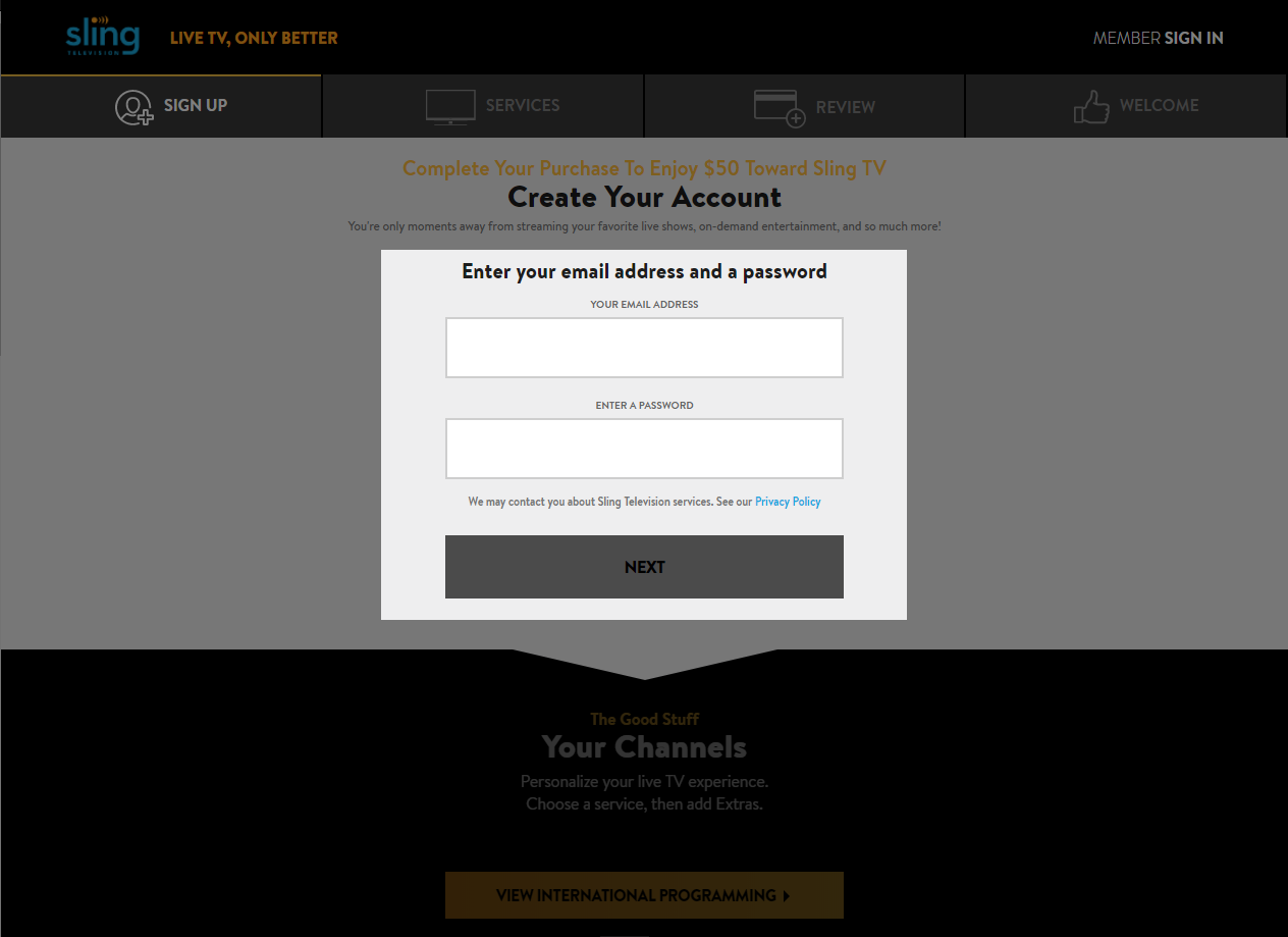 Redeem a SLING TV Promo Code SLING TV Help