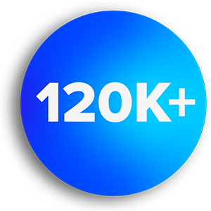 120K+ on demand movies and shows
