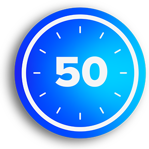 50 hours of DVR storage