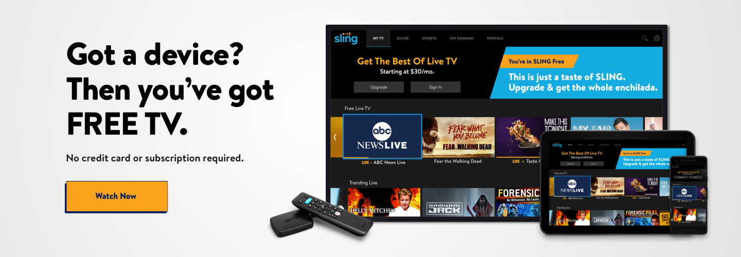 Watch TV Online with Sling Free Sling TV Watch TV Online with Sling Free Sling TV