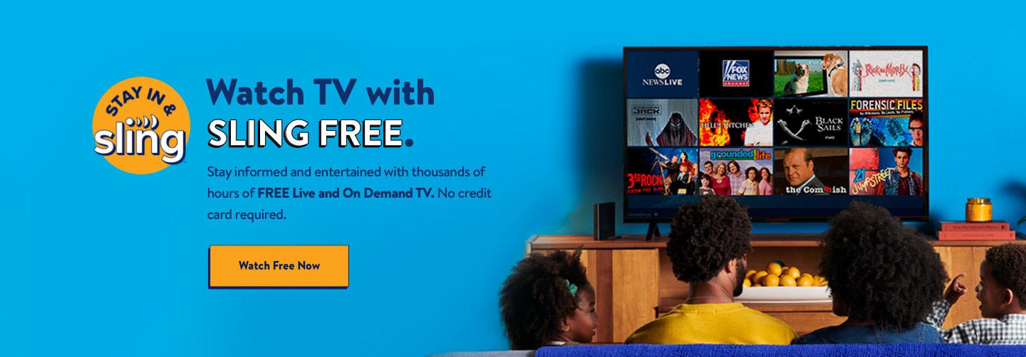 Watch TV with Sling Free