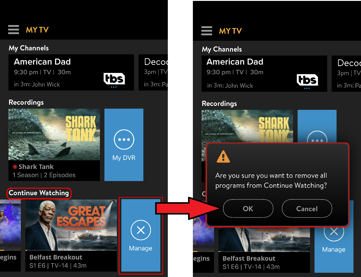 Sling on top apple tv