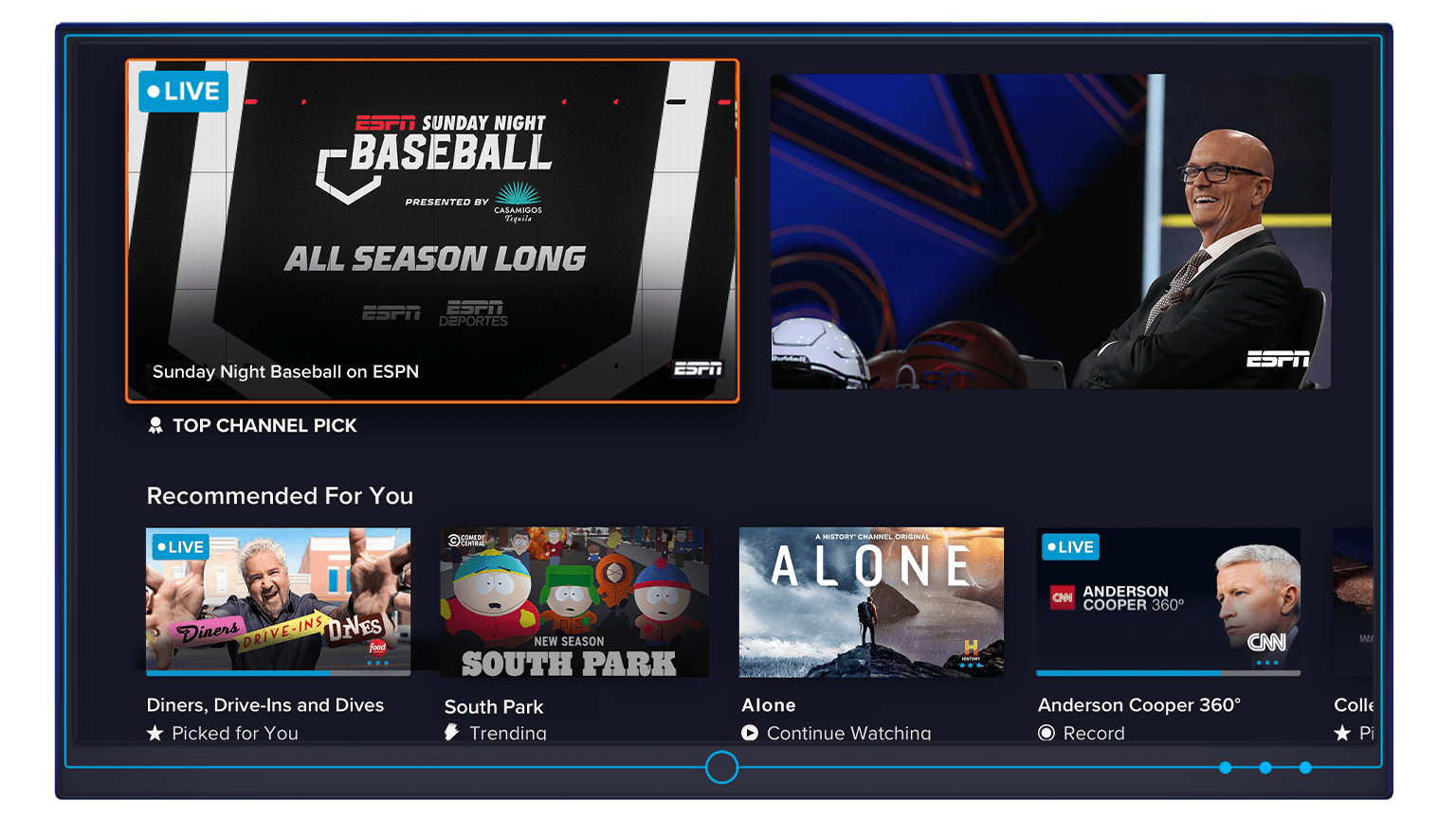 sling tv sunday night football