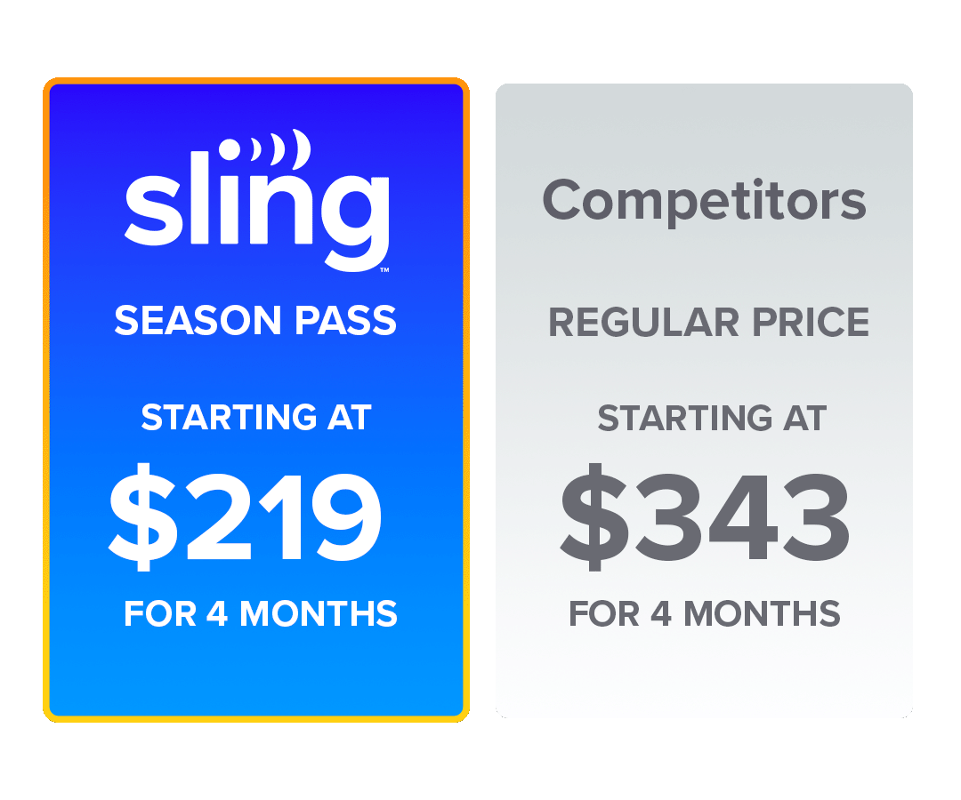 sling tv football package