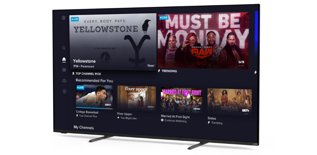 Watch Live TV with your VIZIO Smart TV Sling TV