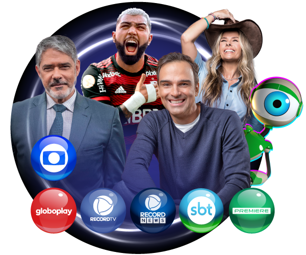 Assista aos canais de TV brasileiros ao vivo - Novelas, futebol, notícias