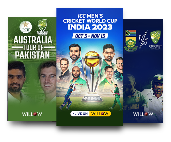 Watch ICC Cricket World Cup 2023 with Willow HD Sling TV
