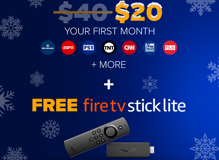 Get a Free Amazon Fire TV Stick Lite With Sling TV's Cyber Monday Offer