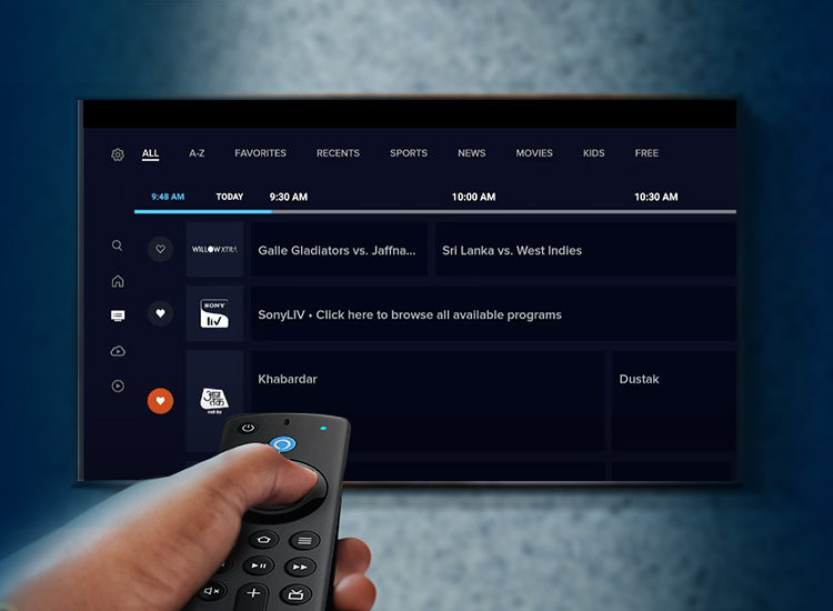 Sling clearance tv guide