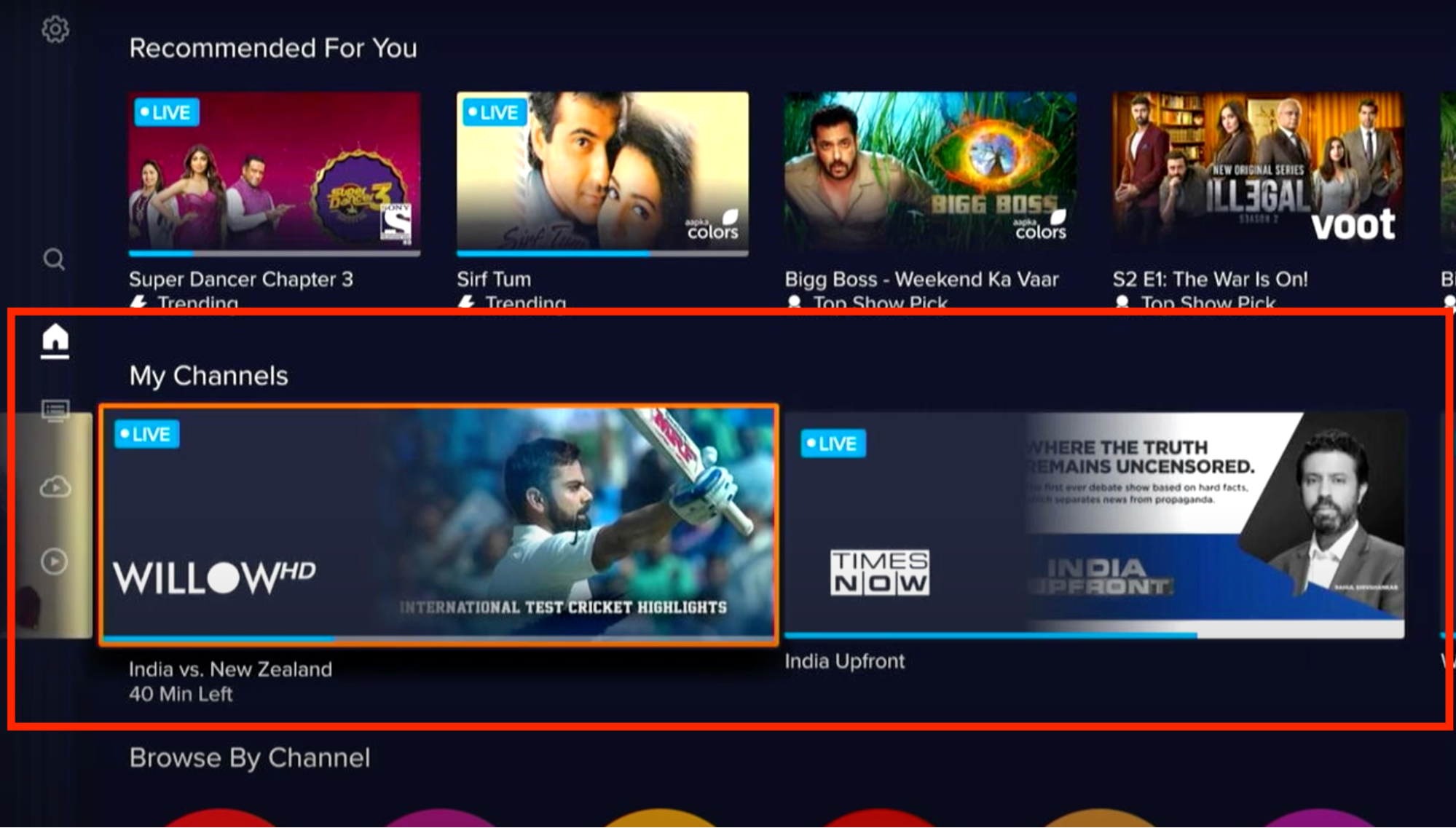 Easily Access Your Favorite Channels on Sling
