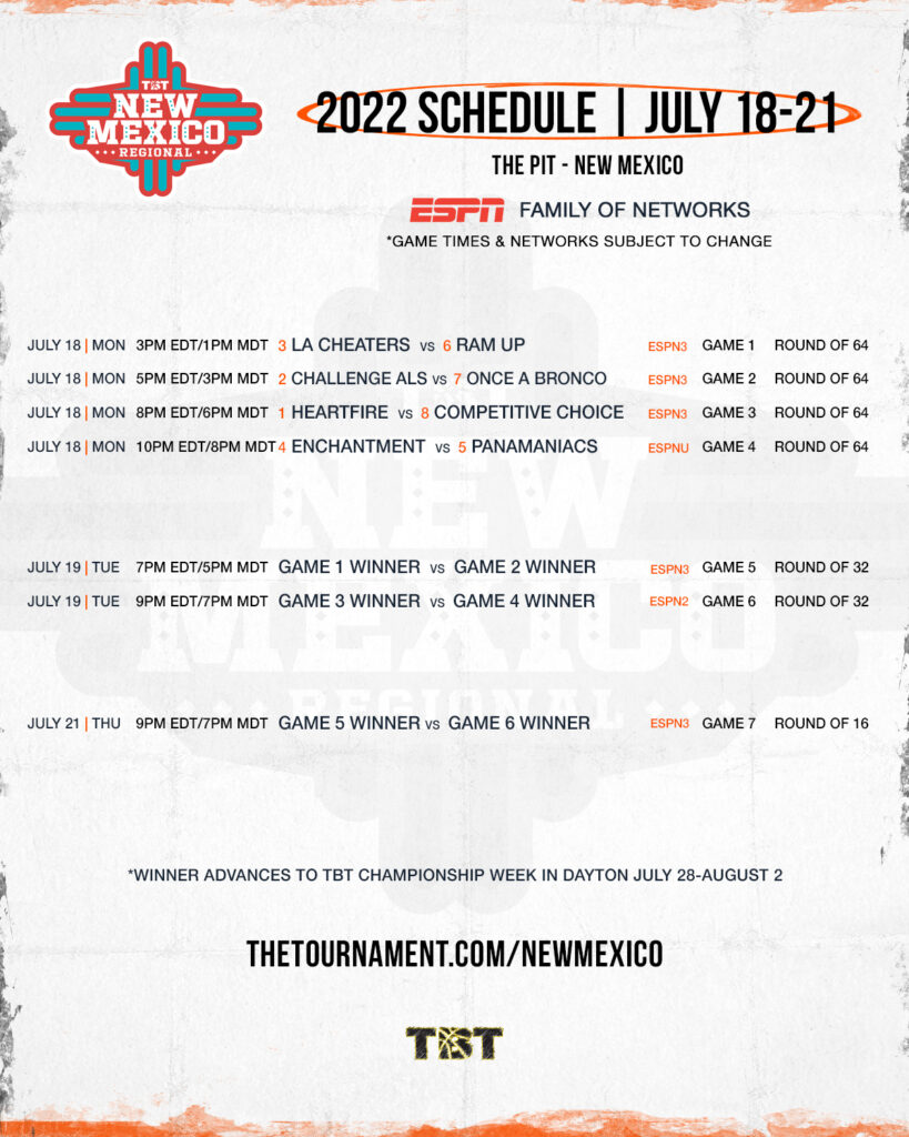 The Basketball Tournament (TBT) Schedule, How to Stream, and More
