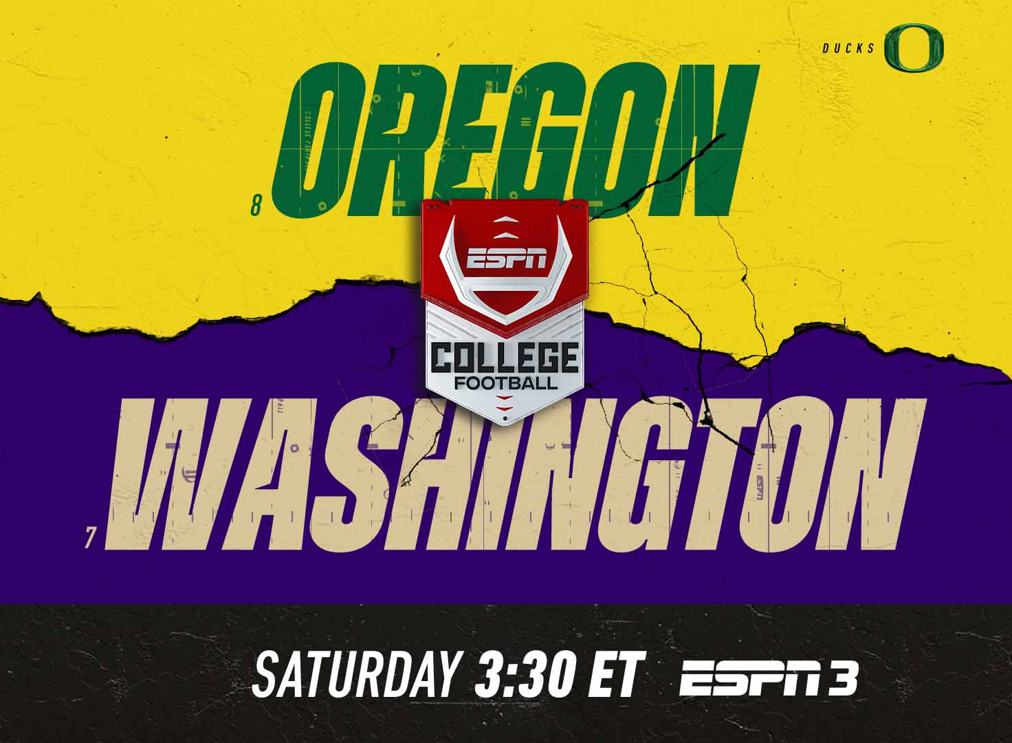 Watch Oregon vs Washington on Sling