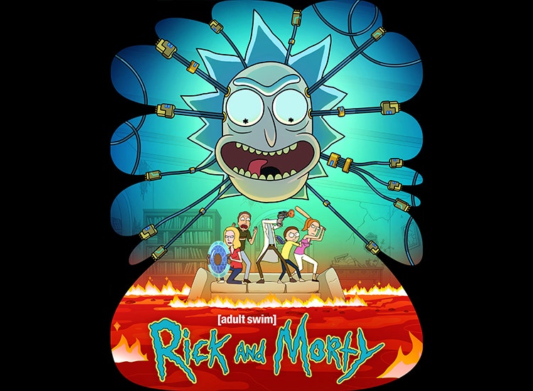 Key art for 'Rick and Morty' season 9 on Adult Swim.