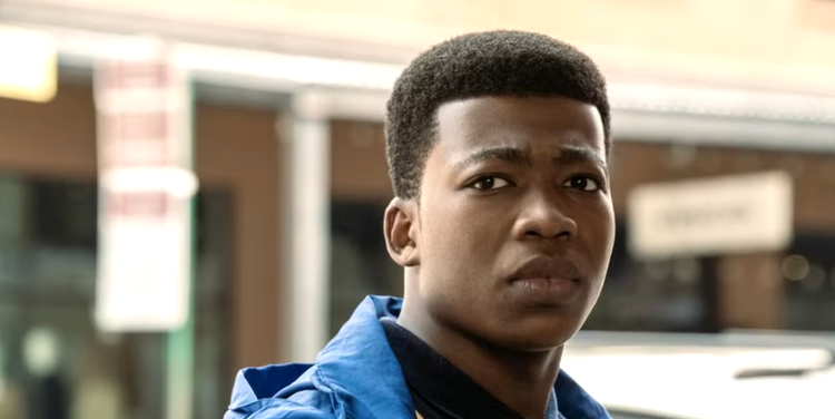 Mekai Curtis as Kanan Stark in a scene from 'Power Book III: Raising Kanan" on STARZ.