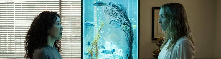 A scene from 'Killing Eve' on BBC America