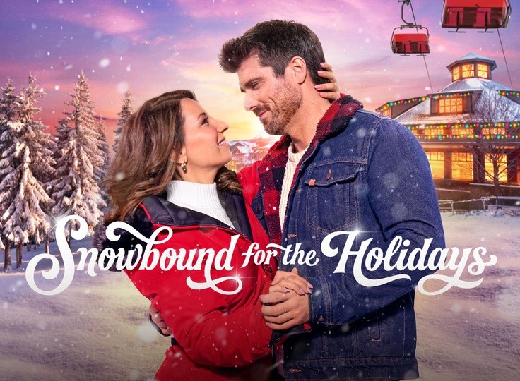 A scene from 'Snowbound For the Holidays' on Hallmark Channel.