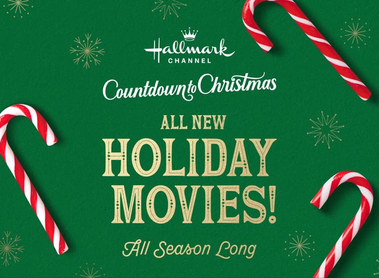 Key art for Countdown to Christmas 2026 on Hallmark Channel.