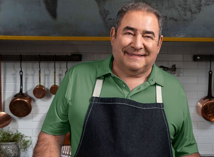 Key art for 'Emeril Cooks' on the Emeril Lagasse Channel.