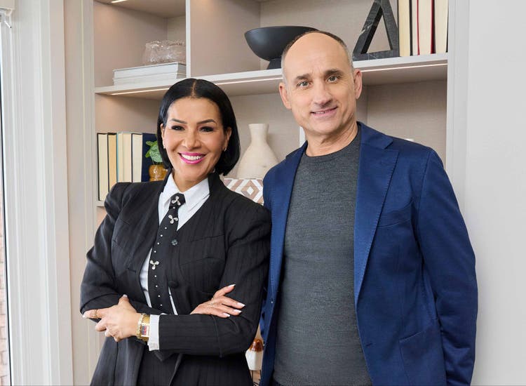Page Turner and David Visentin in 'Love It or List It' on HGTV.