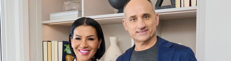 Page Turner and David Visentin in 'Love It or List It' on HGTV.