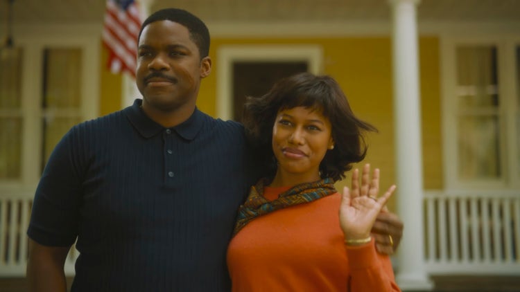 Taylour Paige and Jovan Adepo in a scene from 'It: Welcome to Derry' on HBO.