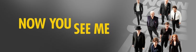 The cast of Now You See Me with stars Jesse Eisenberg, Mark Ruffalo, Woody Harrelson, Dave Franco, Isla Fisher, Morgan Freeman and Michael Caine