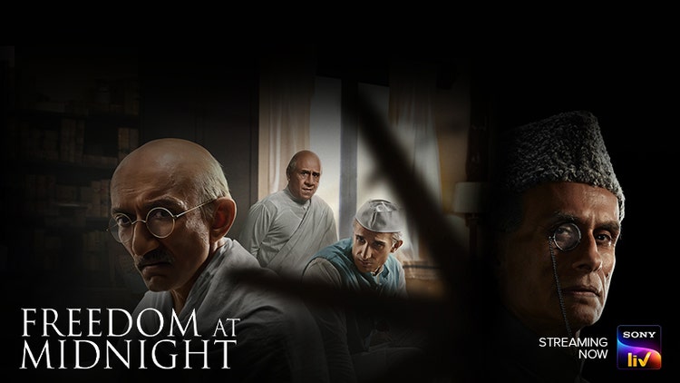 Key art for 'Freedom at Midnight' on SonyLIV