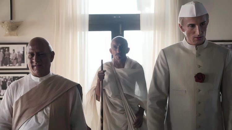 A scene from 'Freedom at Midnight' on SonyLIV