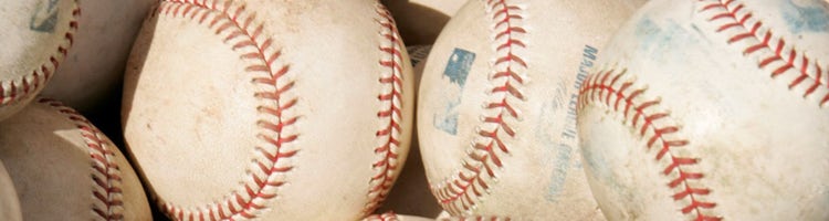 An image of MLB baseballs.