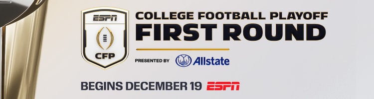 Art for BYU vs. Texas Tech in the Big 12 Championship game on ABC in designated markets with Sling.