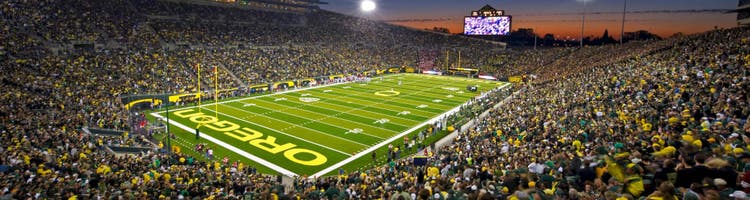An image of Autzen Stadium courtesy of ESPN.