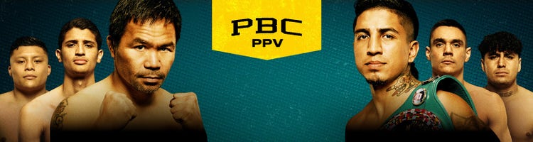 Key Art for Pacquiao-Barrios on PBC PPV.