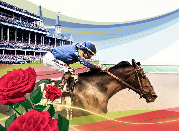 Key art for the 2026 Kentucky Derby on NBC.
