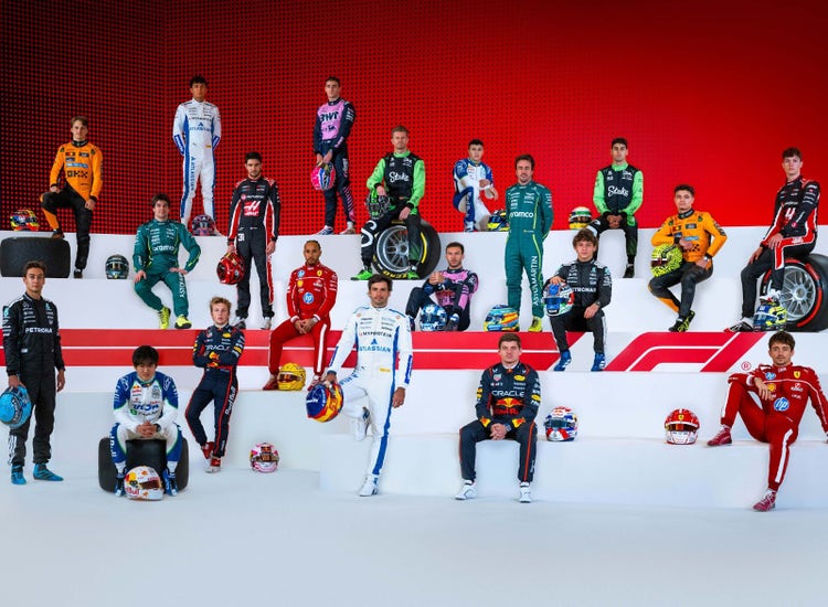 Promotional art for Formula 1 Racing on ESPN
