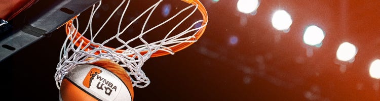 Key art for WNBA basketball on USA Network.