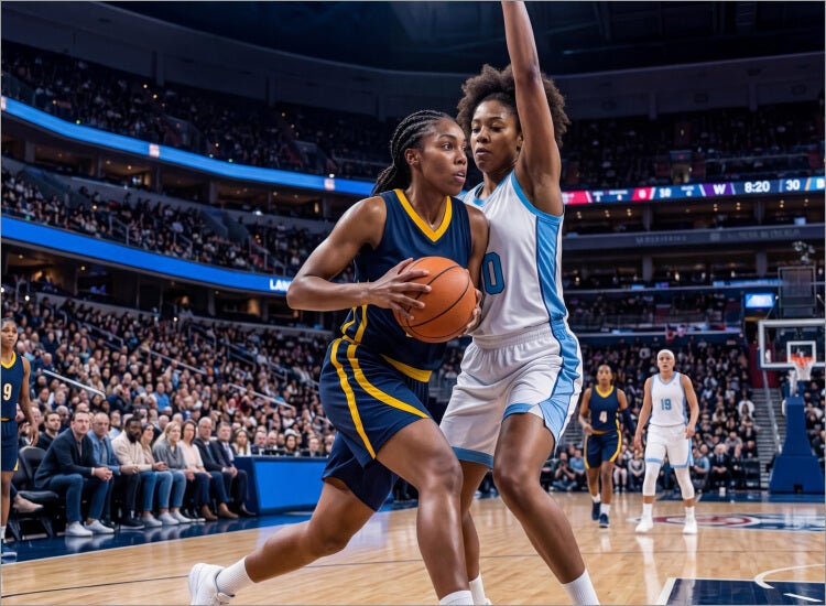 Art for WNBA basketball on Sling.
