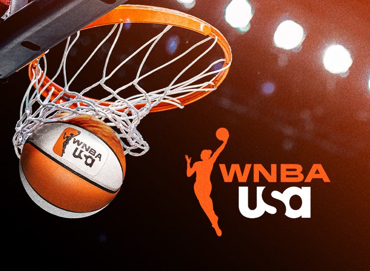 Key art for WNBA basketball on USA Network.