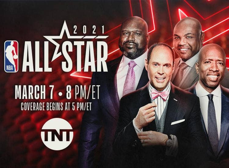 Promotional art for the 2021 NBA All-Star Game