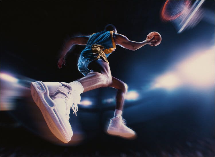 Generic art for NBA basketball on Sling TV