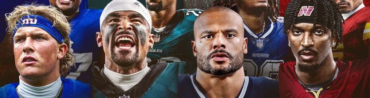 Key art for ‘Hard Knocks: In Season with the NFC East’ on HBO.