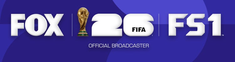 Key Art for the FIFA World Cup 2026 on FOX and FS1.