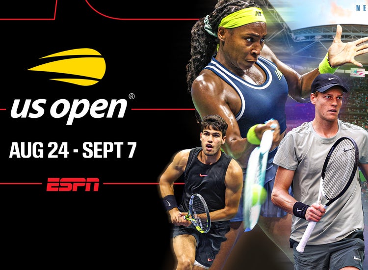 Promotional art for the U.S. Open on ESPN