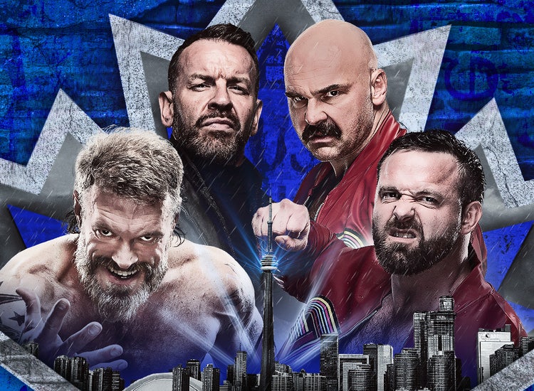 Promotional art for AEW All Out