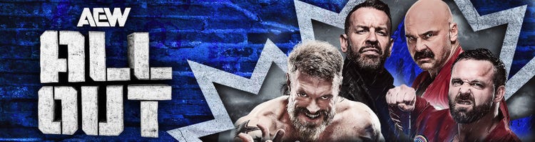 Promotional art for AEW All Out
